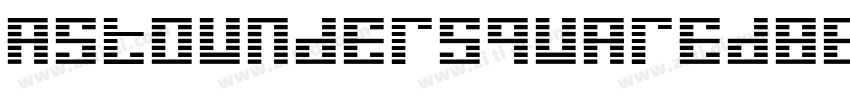 AstounderSquaredBB I字体转换